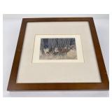 Signed and Numbered Montana Deer Print