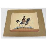 Robert Chee Navajo Indian First Date Serigraph