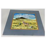 Montana Indian Coyote Painting
