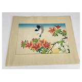 Mexican Folk Art Bird Painting