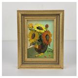 Hollan Still Life Oil on Board Painting