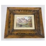 Douglas Miley Montana Mountain Oil on Canvas
