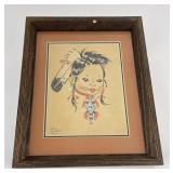 Nancy McLaughlin Powell Indian Painting Montana