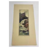 Antique Hand Tinted Photo Bridal Veil Falls Canada