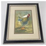 Johanna Closson Chicken Watercolor Painting
