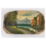 Antique Northwest Tourist Plein Air Painting