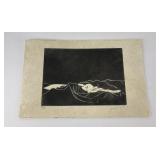 Dirk Lee Missoula Montana Woodblock Print