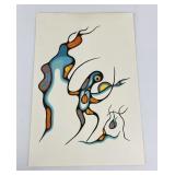 Goyce Kakegamic Cree Indian Serigraph Print