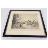 Henry Jackson Simpson Engraving Ducks