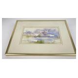 Montana Landscape Watercolor Painting