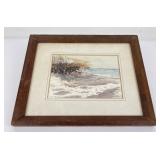 Robinson Beach Watercolor Painting