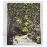 Montana River Painting Oil on Canvas