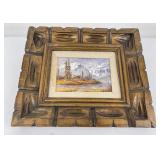 Montana Landscape Oil on Board Painting