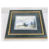 Montana Landscape Watercolor Painting
