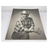 Silver Gelatin Montana Cowboy Photo