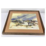 Ivan Fish Watercolor Painting New Mexico