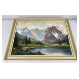 European Mountain Oil Painting Kuhlman