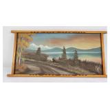 Antique Northwest Tourist Plein Air Painting