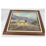 Ross Sutherland Montana Oil on Board Painting
