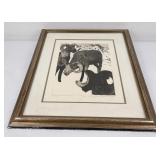 Susan Champion Bighorn Sheep Engraving