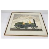 Railroad Watercolor Painting Charles William Smith