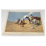 The Smoke Signal Frederick Remington Print