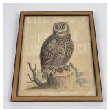 George Edwards Delin Owl Print