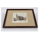 European Hand Tinted Engraving