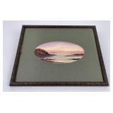 California Coastal Gouache Watercolor Painting