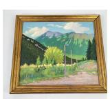 Missoula Montana Oil Painting on Canvas