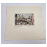 German Hand Tinted Engraving Paul Geissler