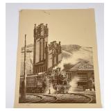 Stan Hughes Missoula Montana Railroad Print