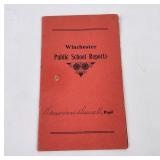 1918 Winchester Public Schools Report Card