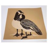 Northwest Coast Serigraph Print Geese