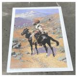 Frederic Remington Indian Trapper Print