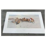 John Clymer Hunt at Crowheart Signed Print