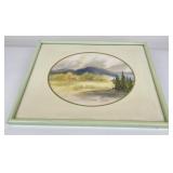 Montana Watercolor Painting Ellig