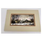 Montana Watercolor Painting