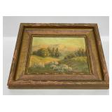 Nice Old California Oil on Board Painting