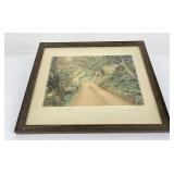 Antique Scottish Hand Tinted Photo