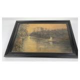 Antique Hudson River School Painting