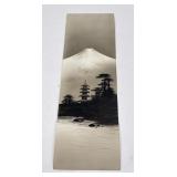 Antique Japanese Mt Fuji Painting