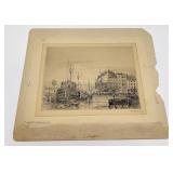 Frederick Leo Hunter Harbor Engraving