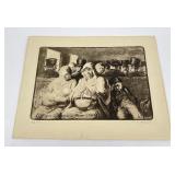 Le Wagon De Troisième Classe Honoré Daumier