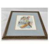 Michel Colville Watercolor Painting