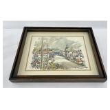 John Leonard Checkley California Watercolor