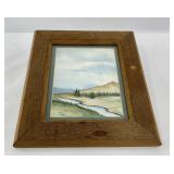 Marie Connolly Montana Watercolor Painting