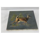 Montana Whitetail Deer Oil on Canvas Painting