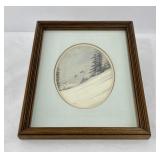 Hileman Montana Watercolor Painting