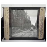 Yellowstone Park Montana Magic Lantern Slide